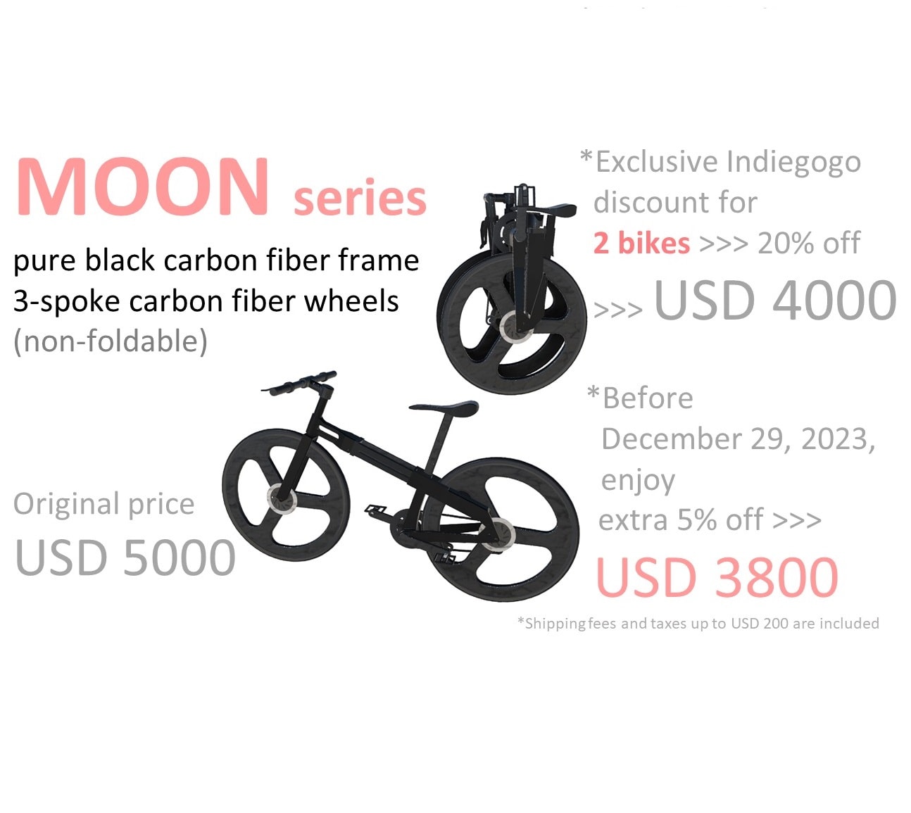 Indiegogo folding electric bike cheap