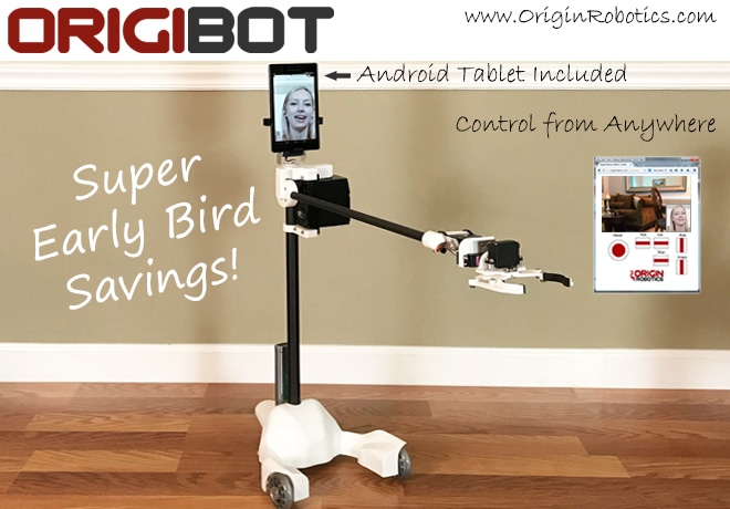 Telepresence robot with arm online
