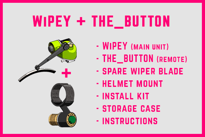 Wipey helmet sales