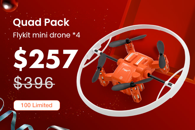 Flykit Mini Drone with Aerial Lightshow Indiegogo
