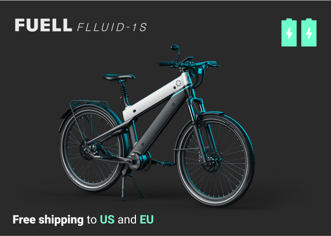 Fuel fluid outlet e bike