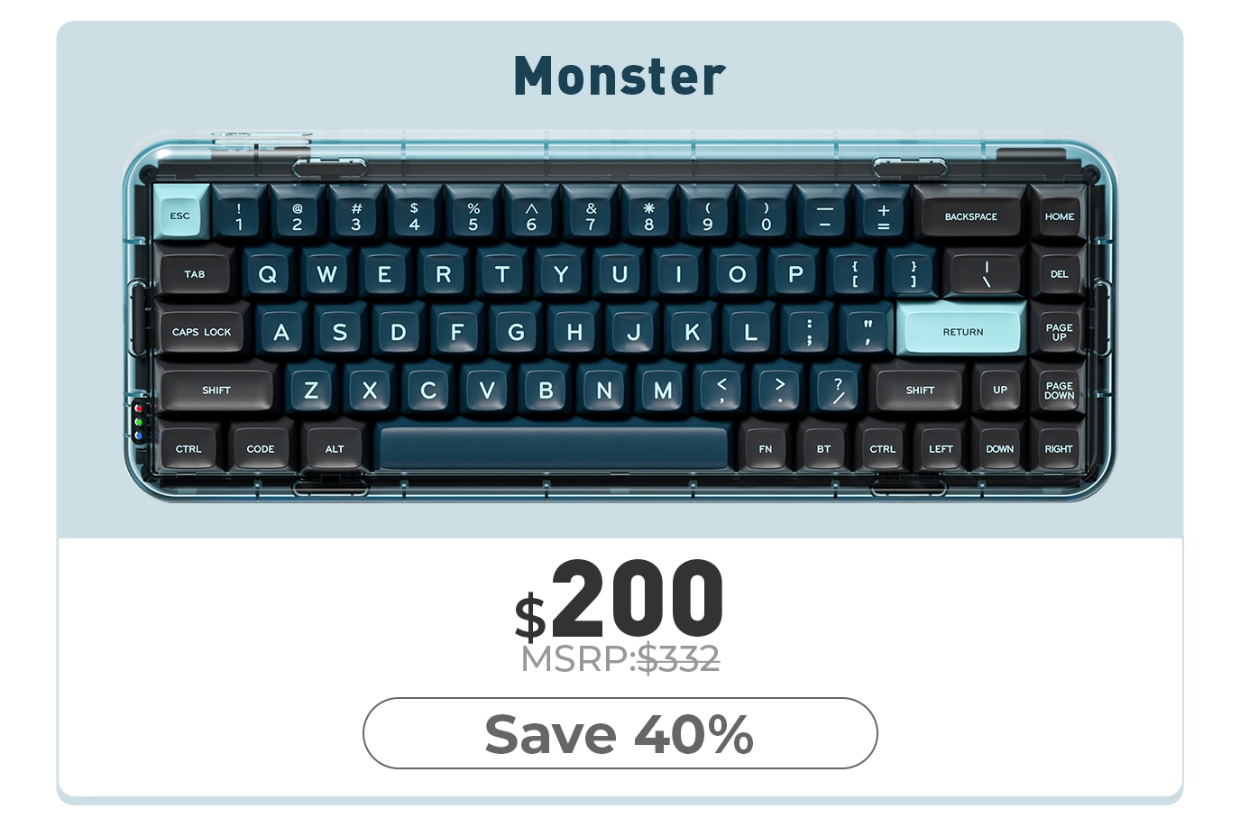 Mojo68: See-through & Custom Mechanical Keyboard | Indiegogo