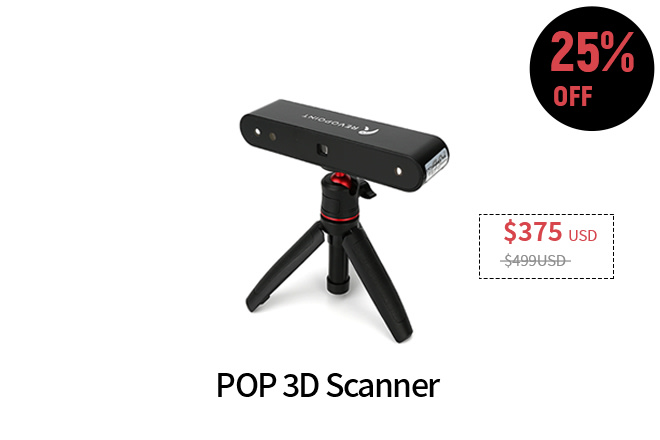 Revopoint POP high precision 3d scanner 3dprinting | Indiegogo
