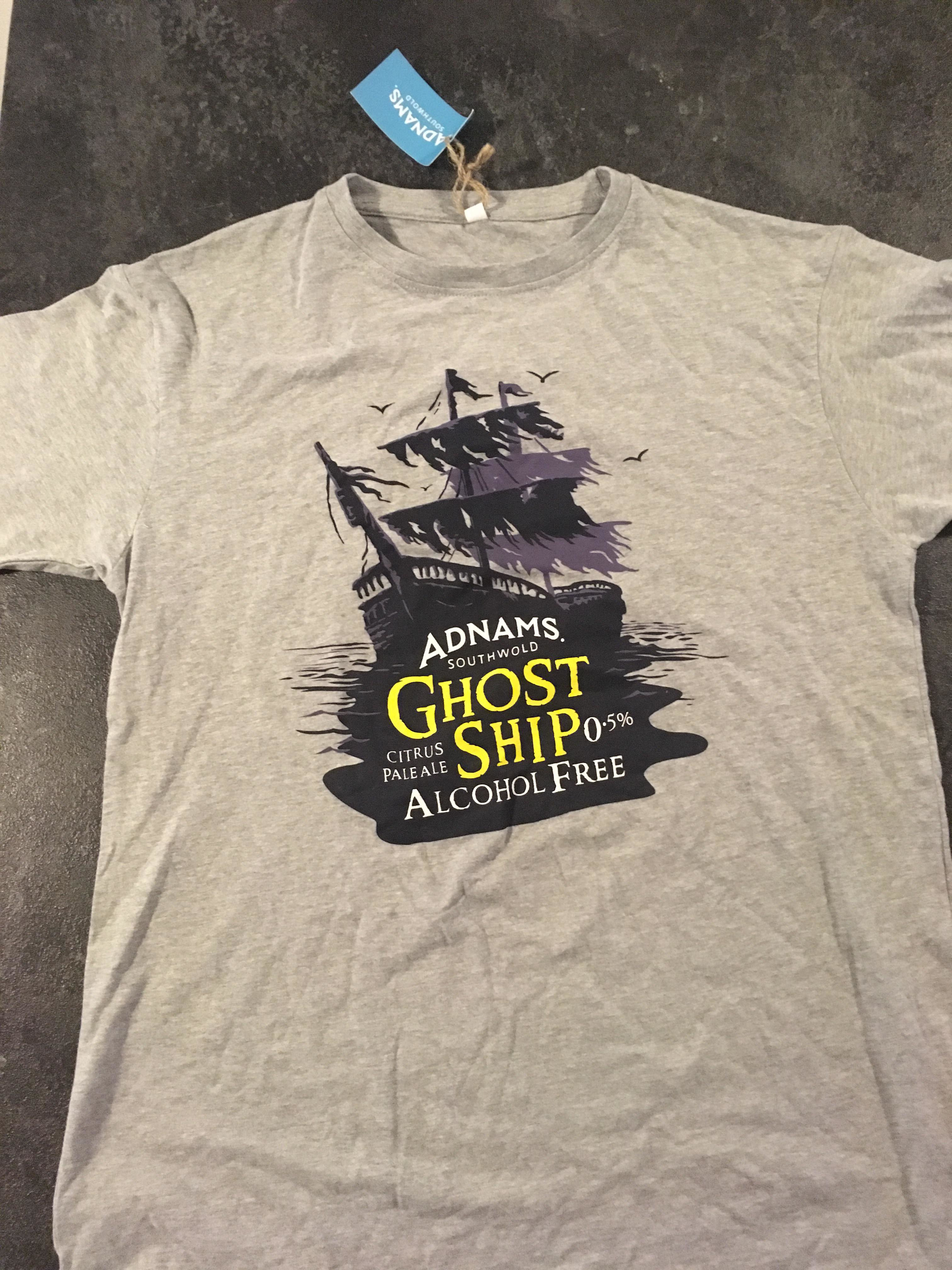 adnams ghost ship t shirt