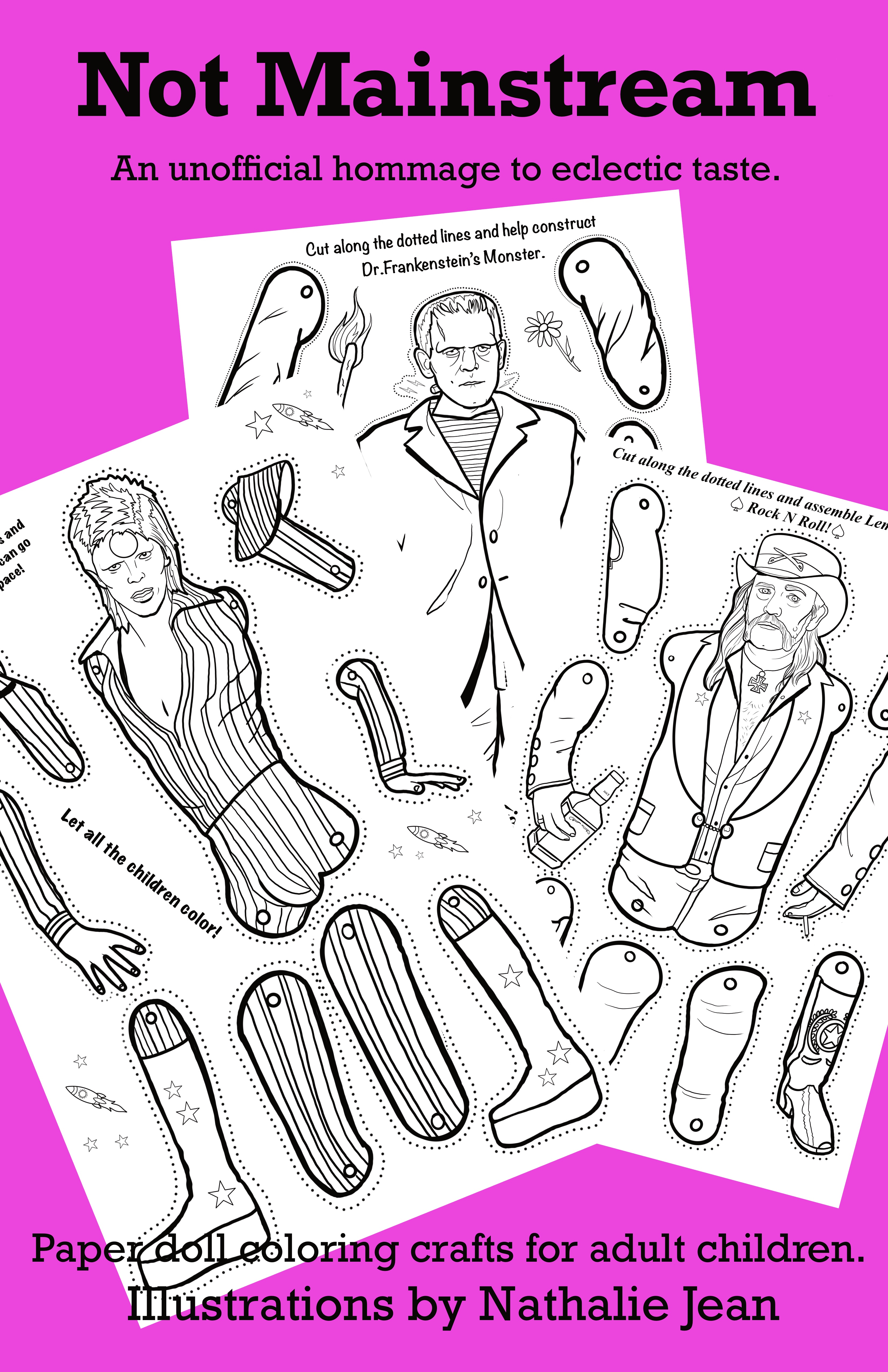 Paper Doll Coloring Crafts For Adult Children Indiegogo