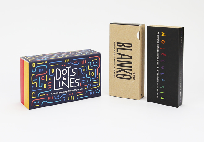 Dots & Lines - a Brain Boosting Puzzle Flip Book by Flipboku