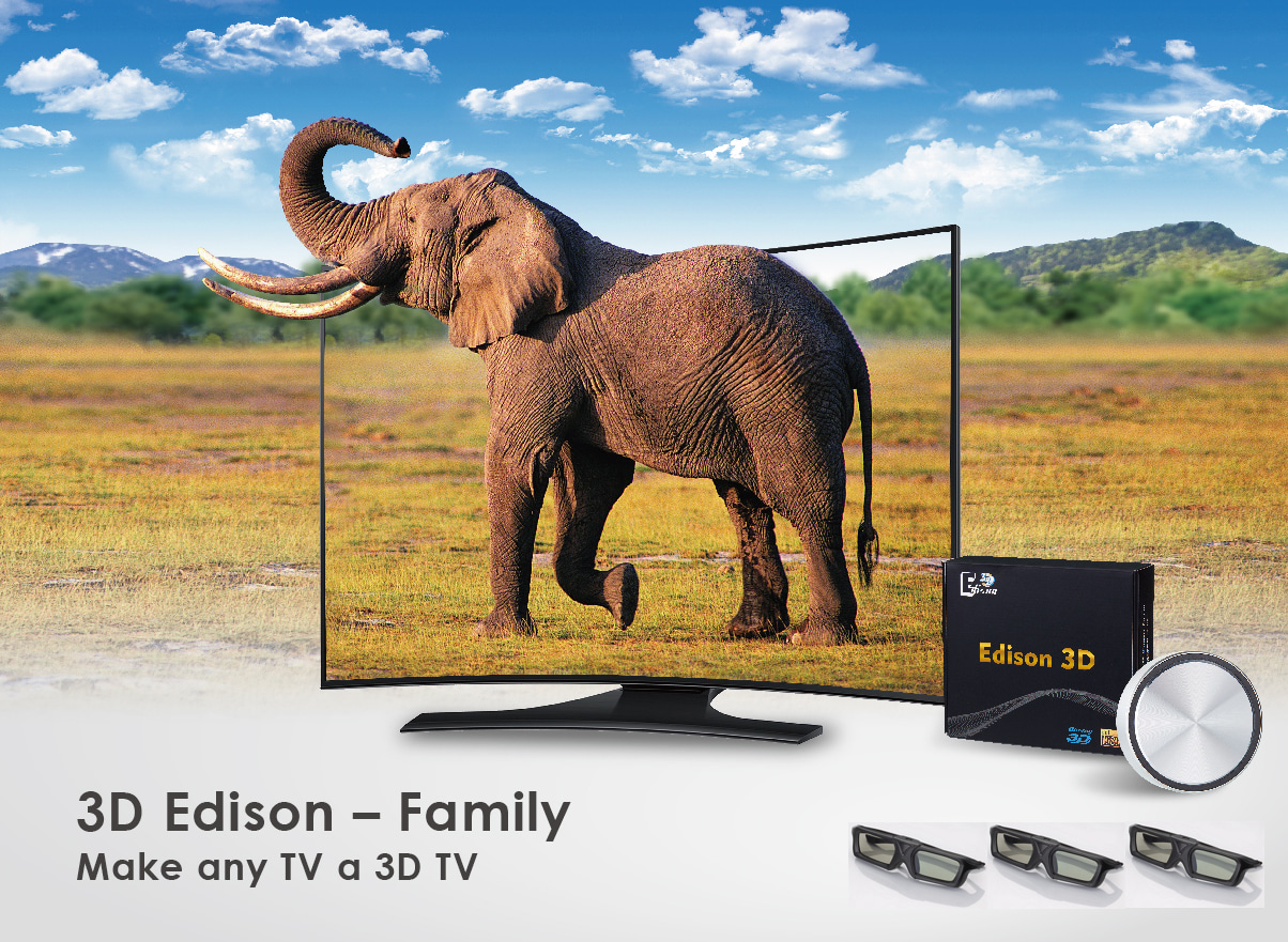 3d Edison Make Any Tv A 3d Tv Indiegogo