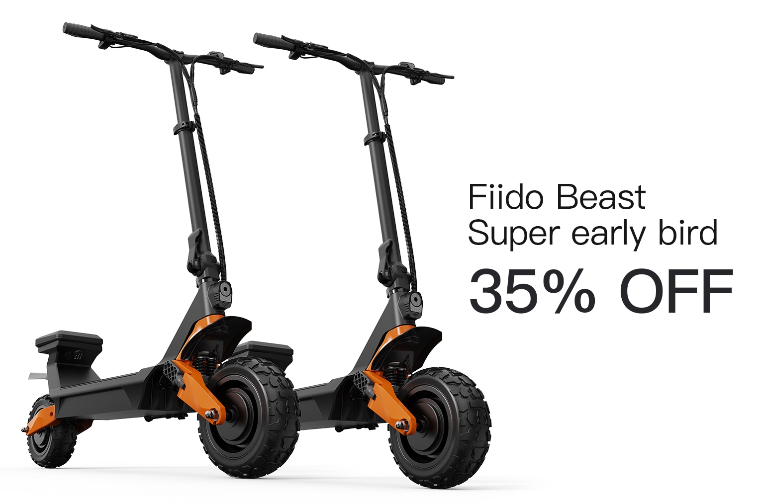 Fiido Beast Trottinette électrique Avec Siège, 50% OFF