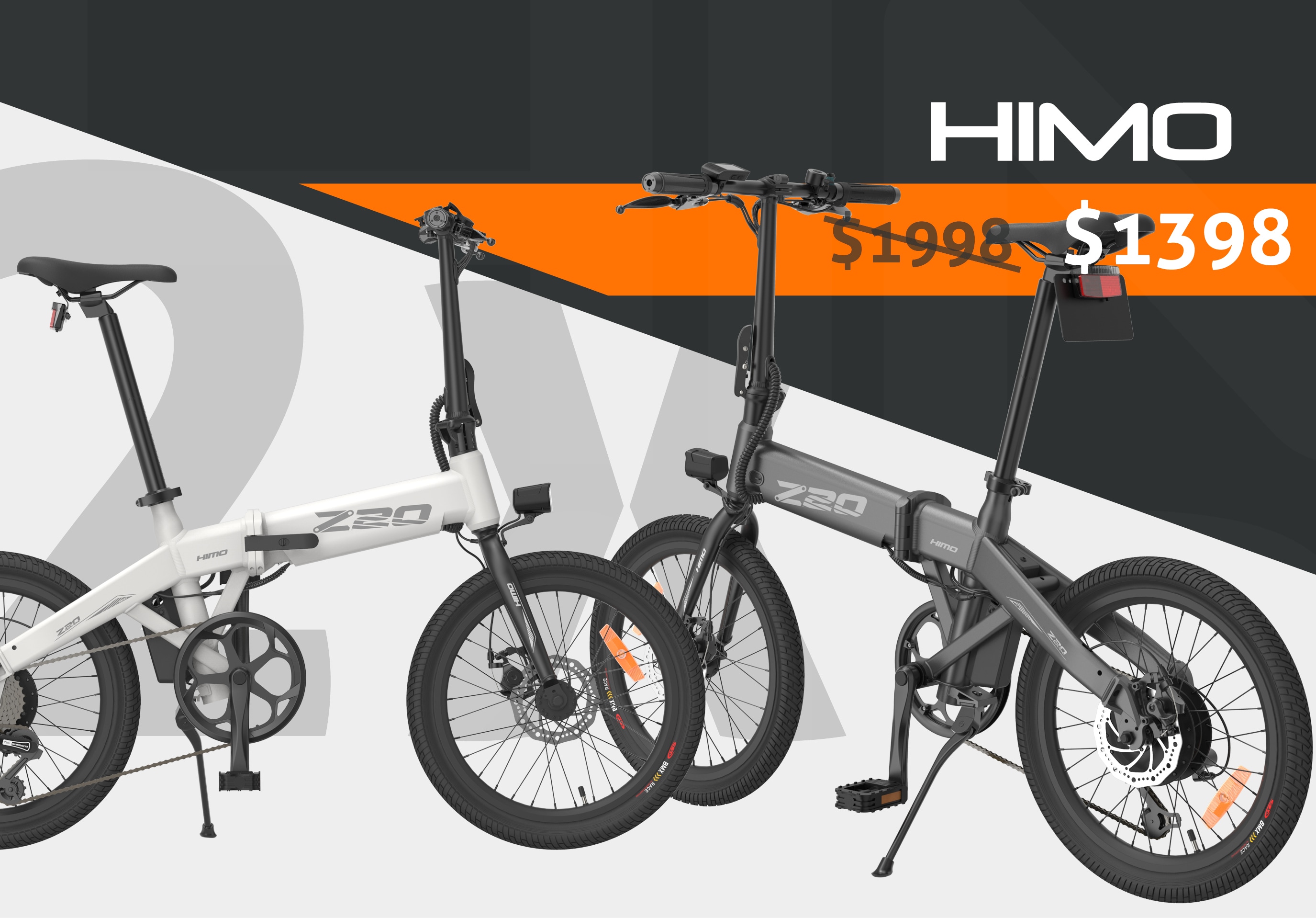 HIMO Z20 The Ultra Dynamic Dual Mode E Bike Indiegogo