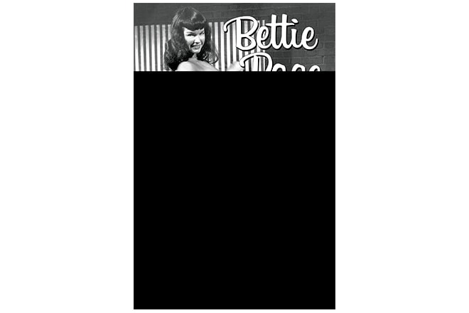 APR230429 - BETTIE PAGE #1 CVR O PHOTO BLACK BAG (MR) - Previews World