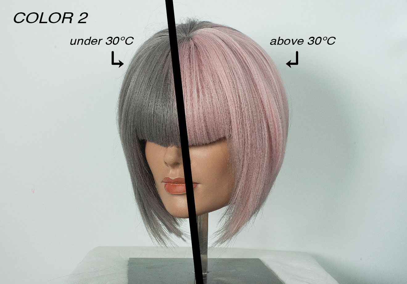 Color changing on sale wig