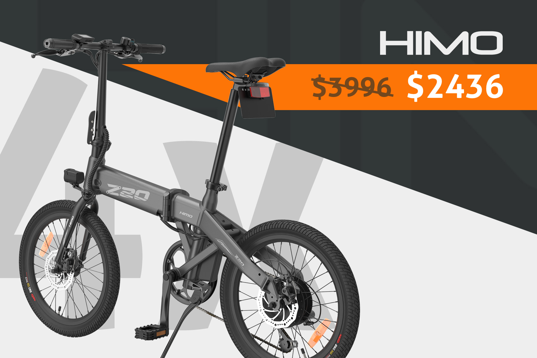HIMO Z20 The Ultra Dynamic Dual Mode E Bike Indiegogo